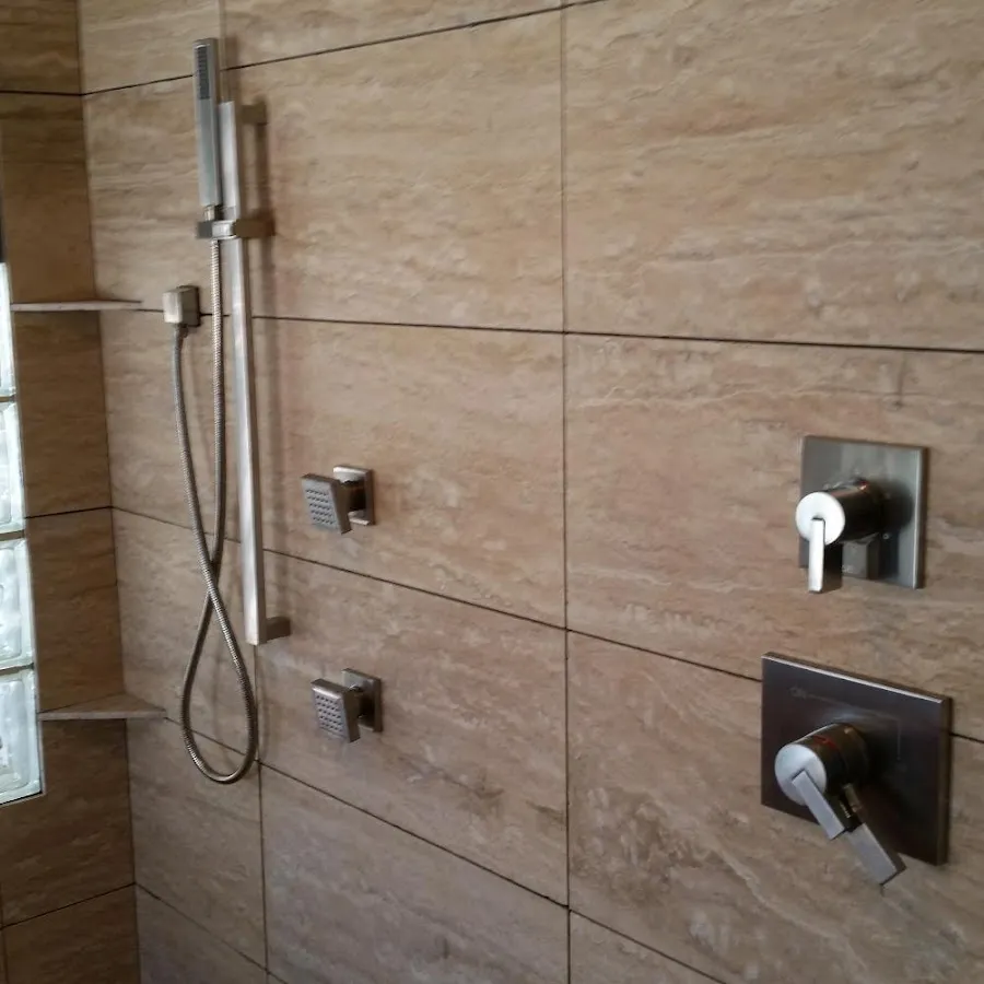 Shower fixture installation for Water Heater Replacement in Norcross